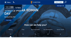 Desktop Screenshot of chester-races.co.uk